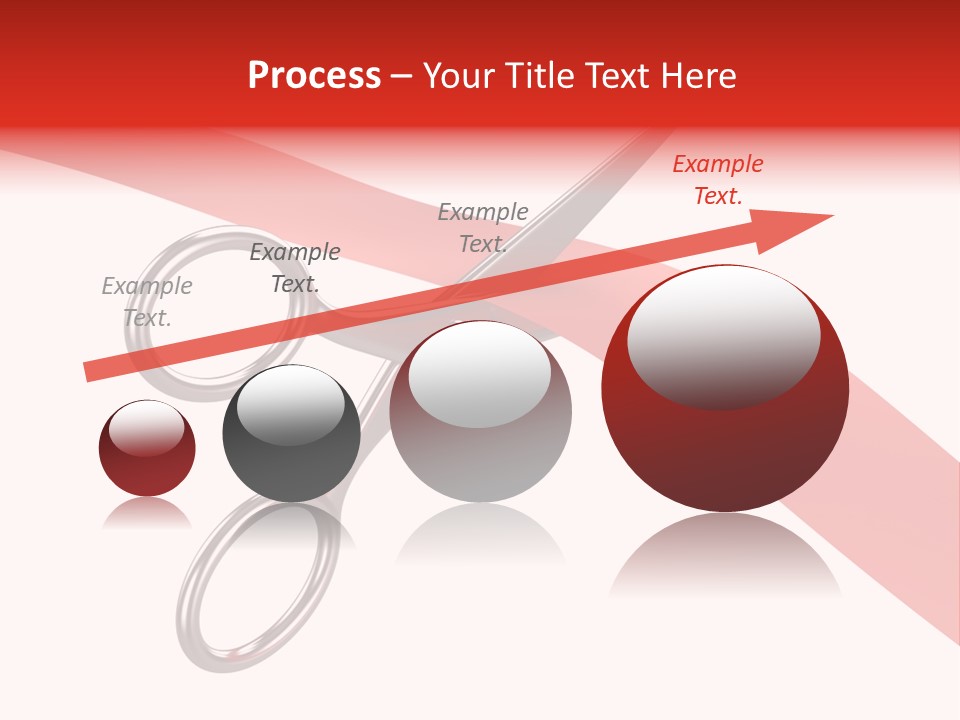 Success Scissors Cut PowerPoint Template