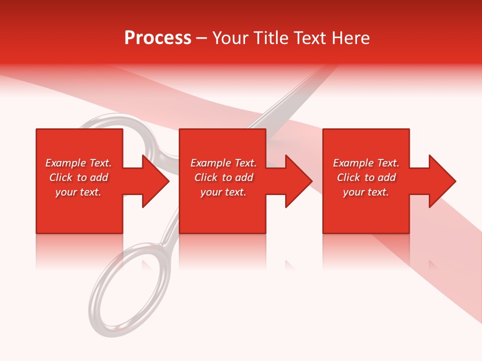 Success Scissors Cut PowerPoint Template