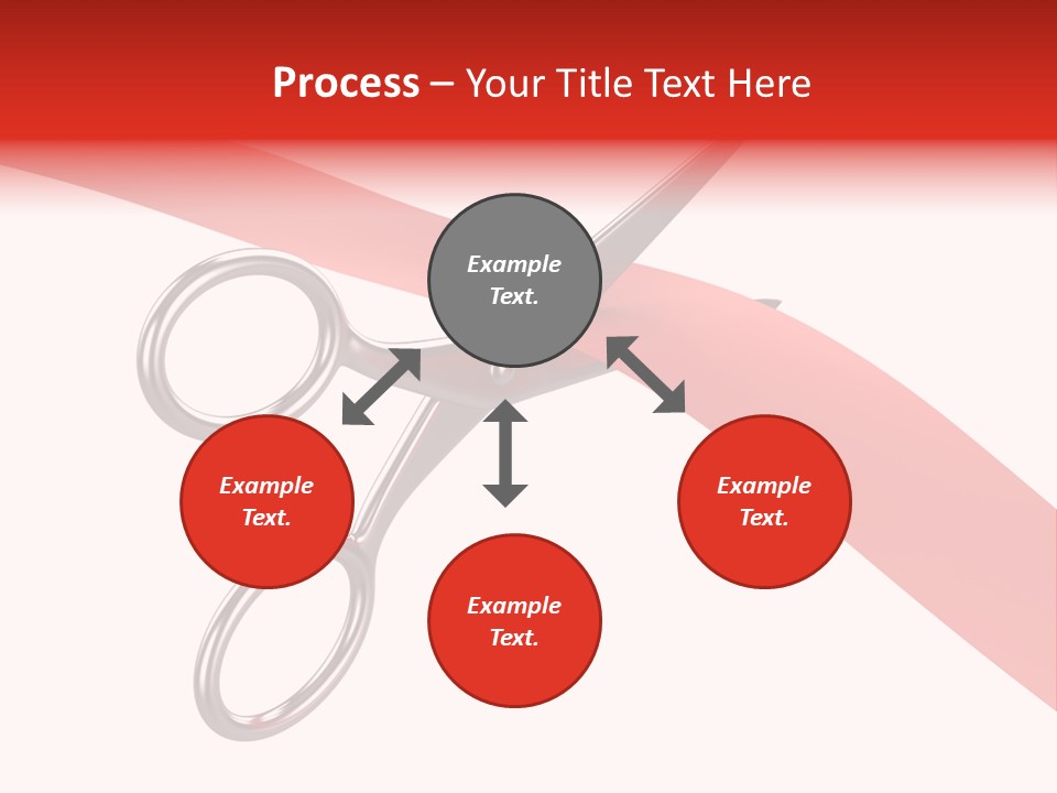 Success Scissors Cut PowerPoint Template