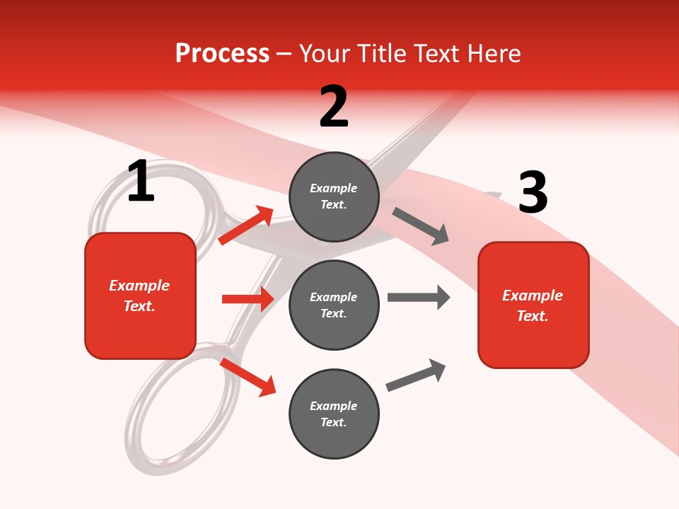 Success Scissors Cut PowerPoint Template