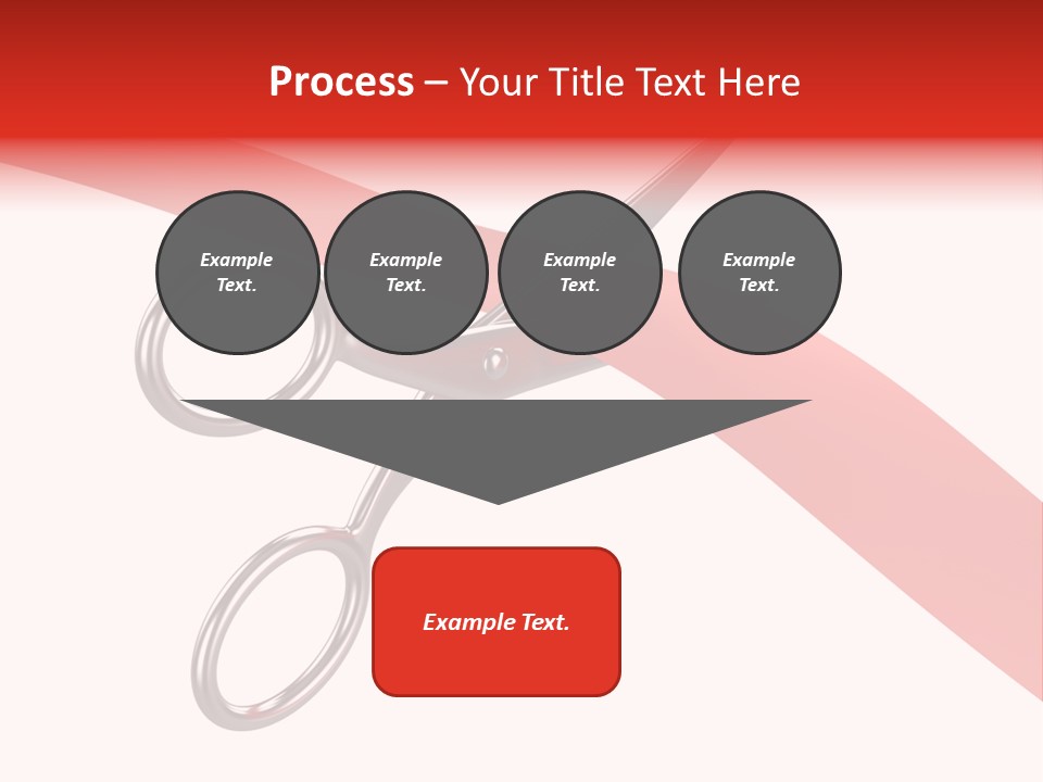 Success Scissors Cut PowerPoint Template