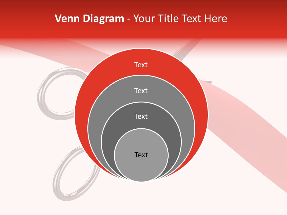 Success Scissors Cut PowerPoint Template