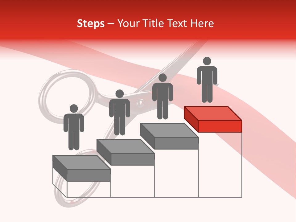 Success Scissors Cut PowerPoint Template
