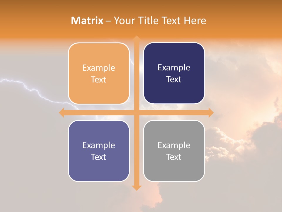 Weather Faith Dark PowerPoint Template