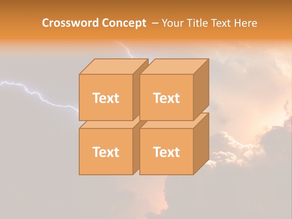 Weather Faith Dark PowerPoint Template