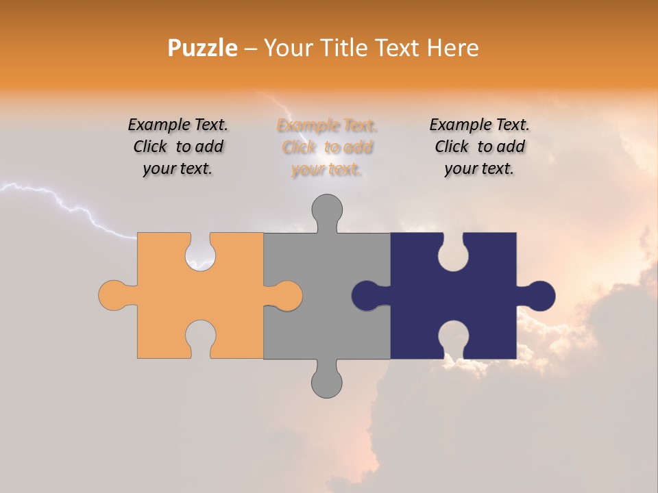 Weather Faith Dark PowerPoint Template