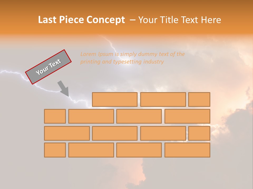 Weather Faith Dark PowerPoint Template