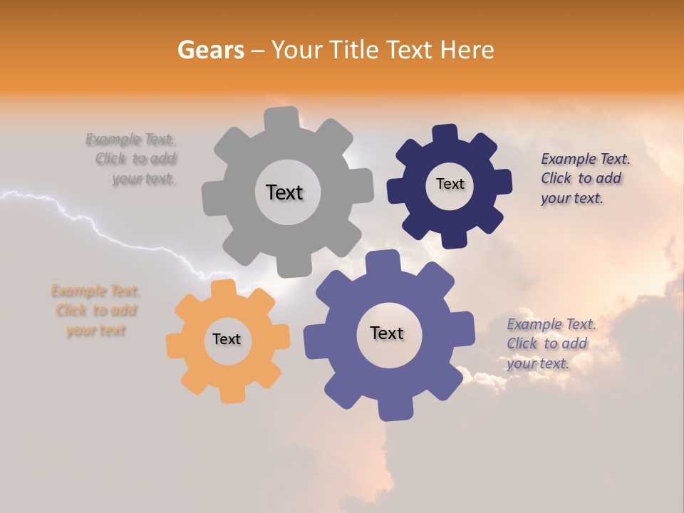 Weather Faith Dark PowerPoint Template