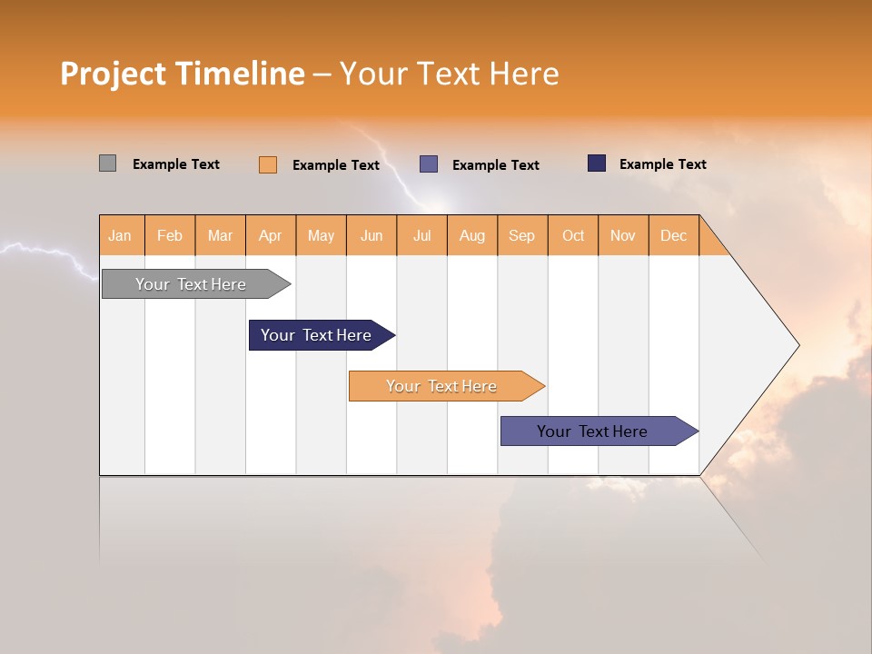 Weather Faith Dark PowerPoint Template