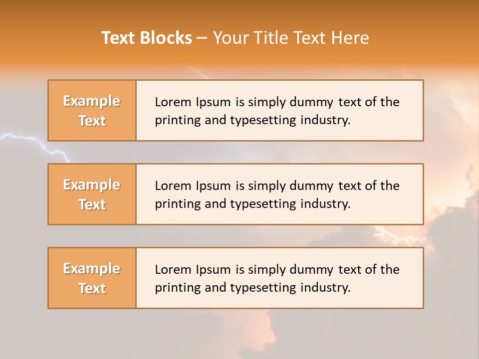 Weather Faith Dark PowerPoint Template
