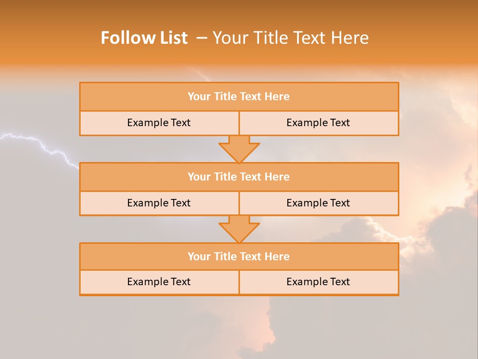 Weather Faith Dark PowerPoint Template