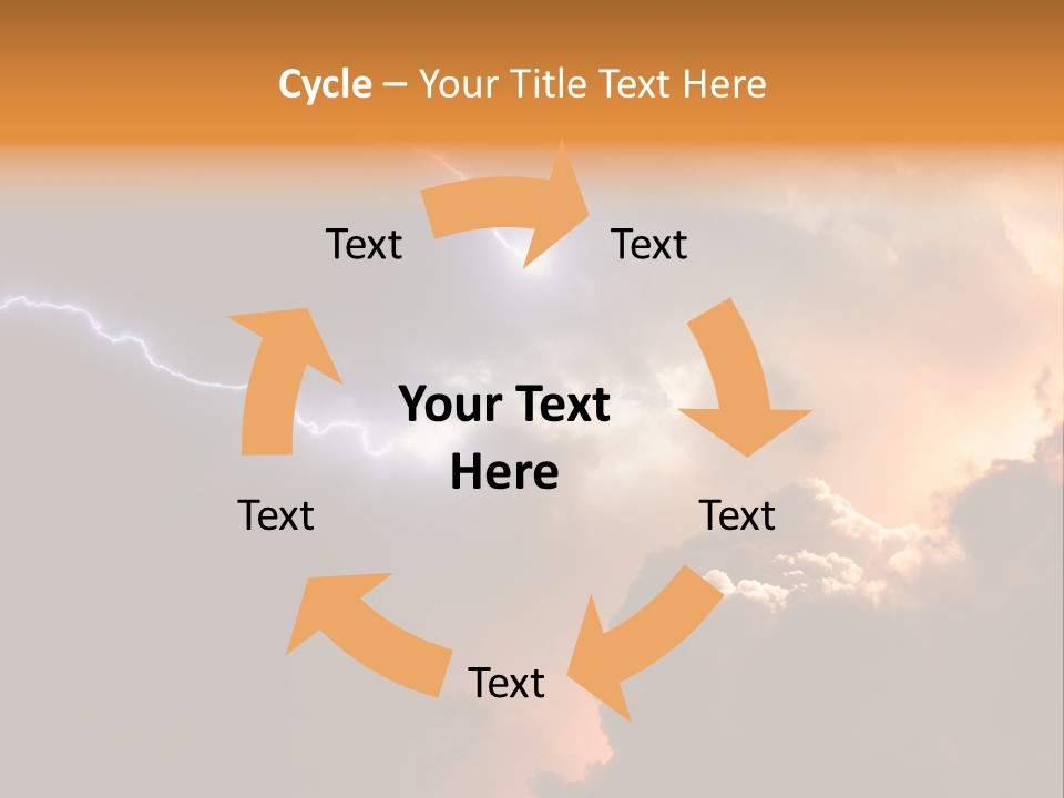 Weather Faith Dark PowerPoint Template