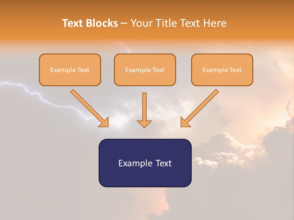 Weather Faith Dark PowerPoint Template