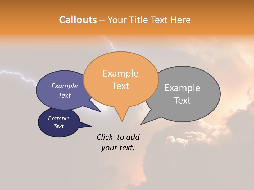 Weather Faith Dark PowerPoint Template