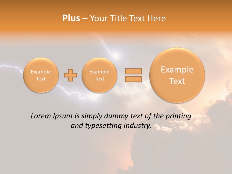 Weather Faith Dark PowerPoint Template