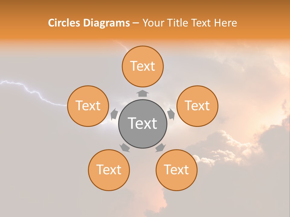 Weather Faith Dark PowerPoint Template