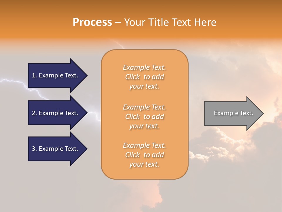 Weather Faith Dark PowerPoint Template