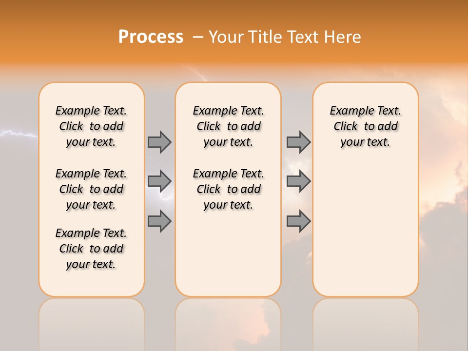 Weather Faith Dark PowerPoint Template
