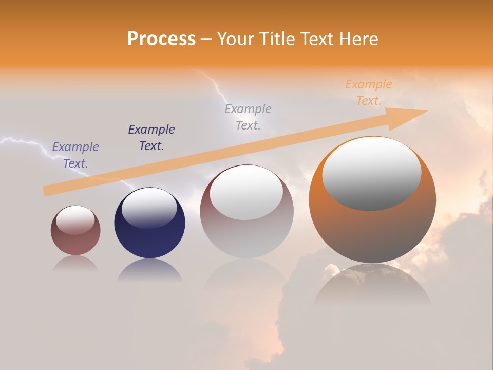 Weather Faith Dark PowerPoint Template