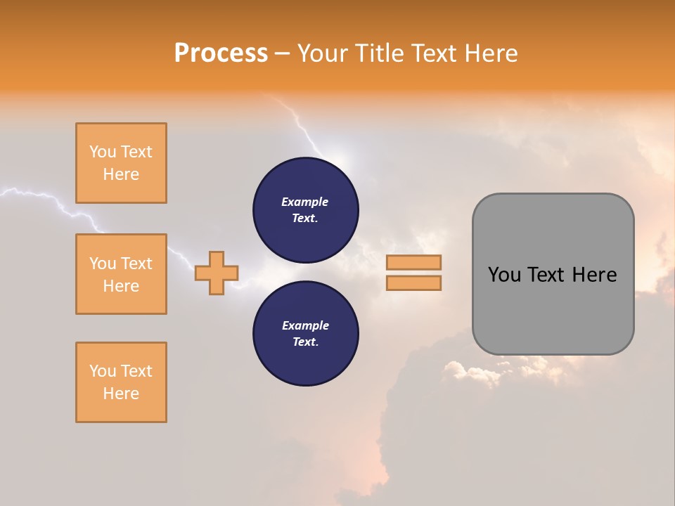 Weather Faith Dark PowerPoint Template