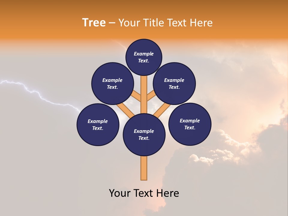 Weather Faith Dark PowerPoint Template