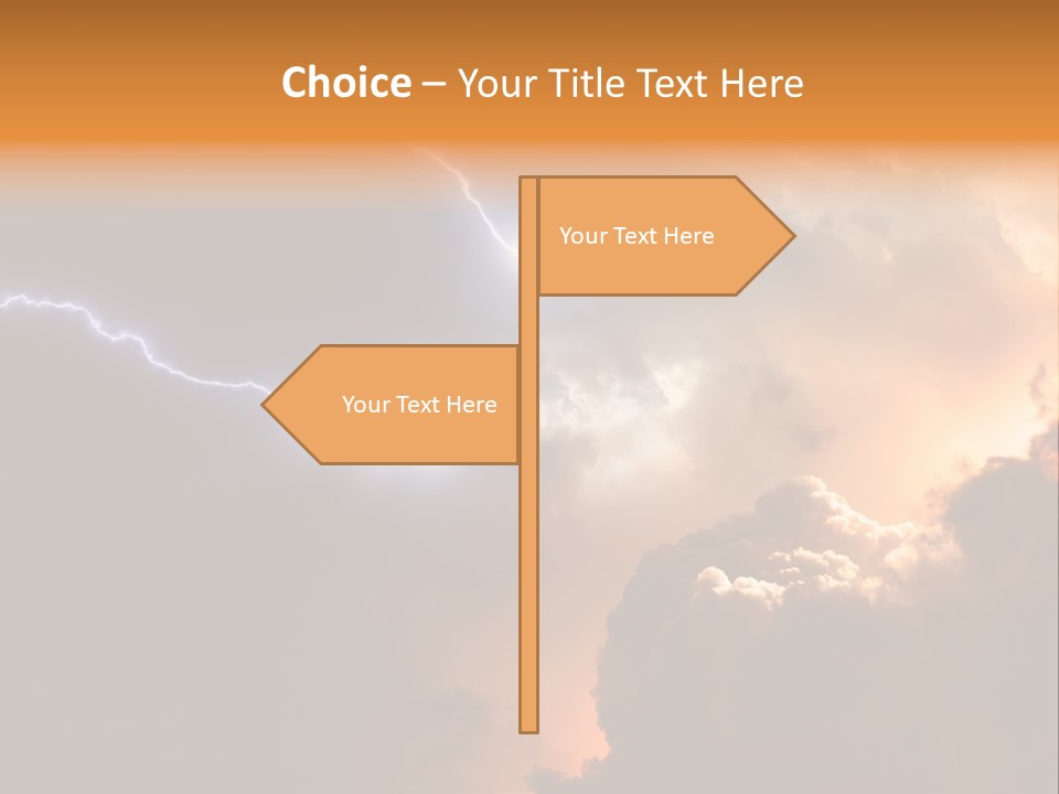 Weather Faith Dark PowerPoint Template