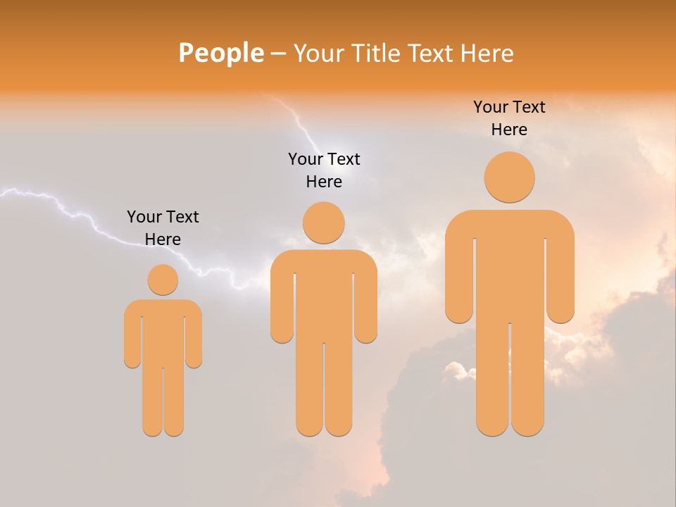 Weather Faith Dark PowerPoint Template