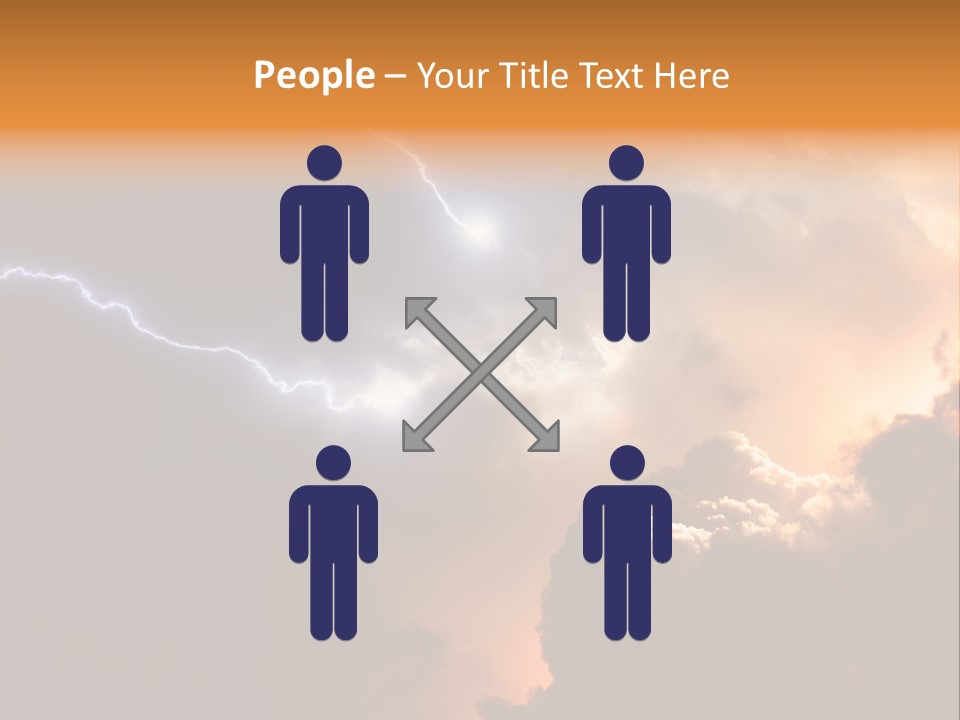 Weather Faith Dark PowerPoint Template