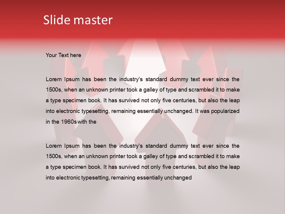 Creative Isolated Symbol PowerPoint Template