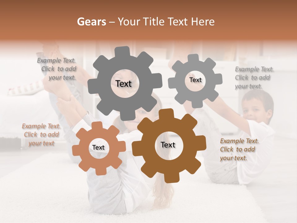 Mother Beautiful Gym PowerPoint Template