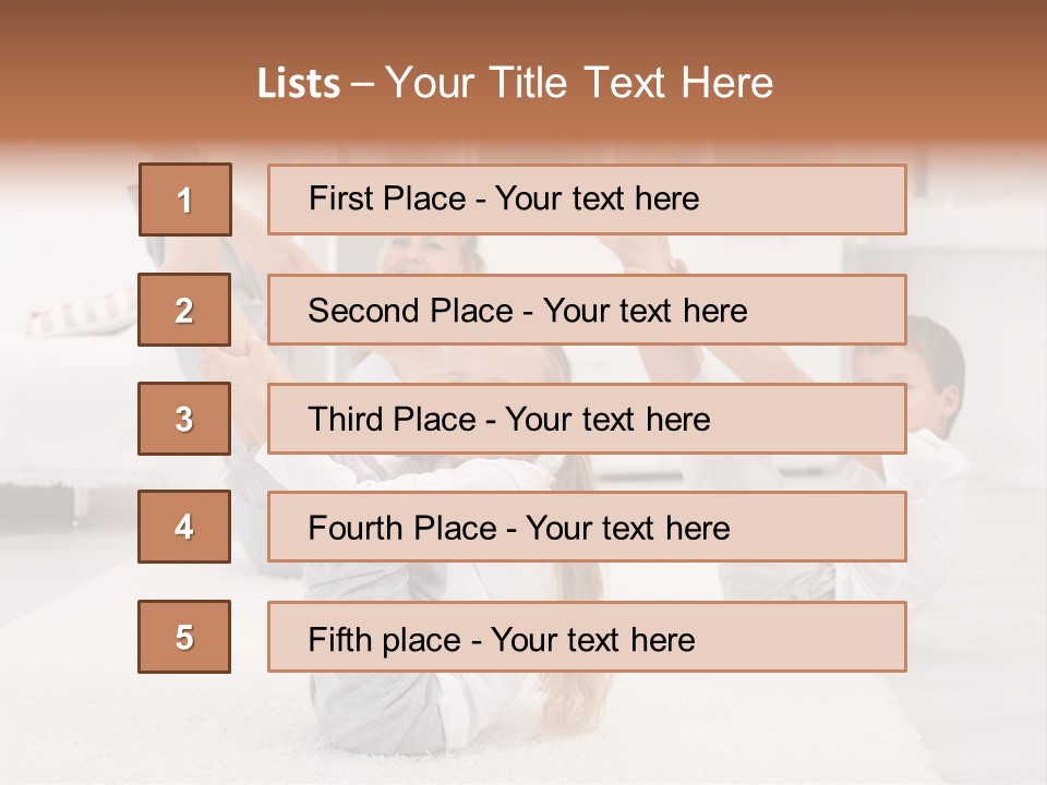 Mother Beautiful Gym PowerPoint Template