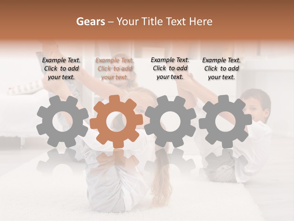 Mother Beautiful Gym PowerPoint Template