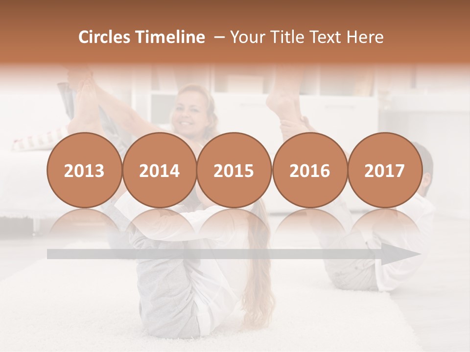 Mother Beautiful Gym PowerPoint Template