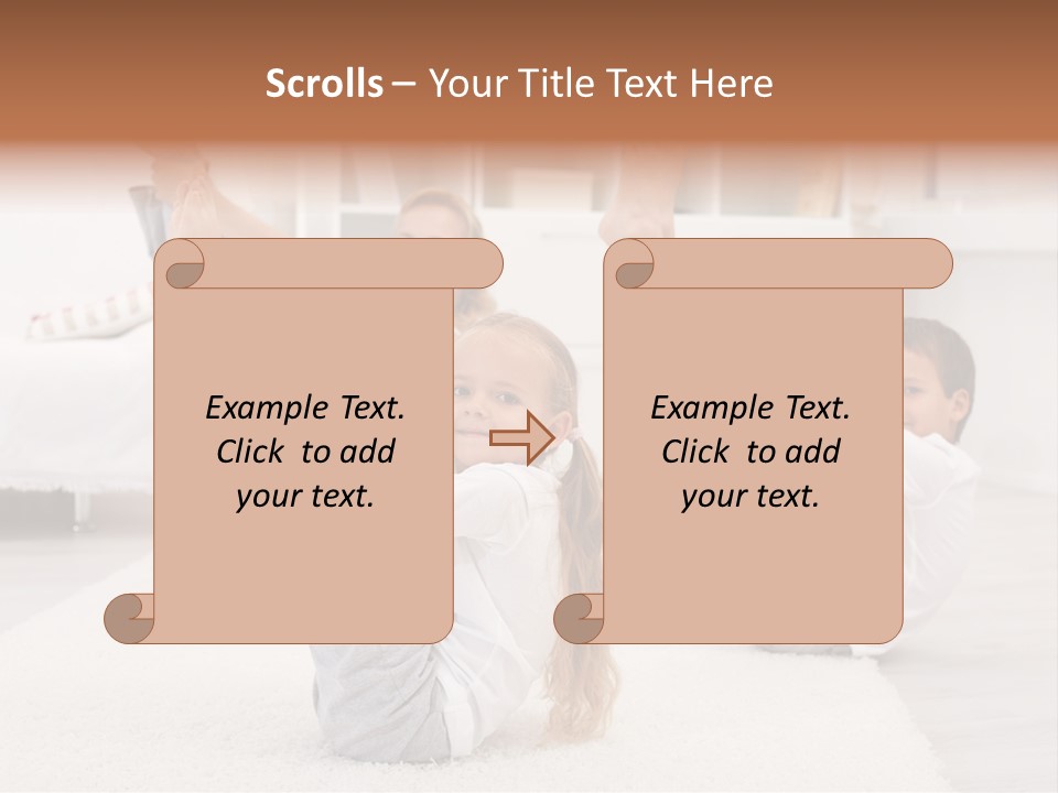 Mother Beautiful Gym PowerPoint Template