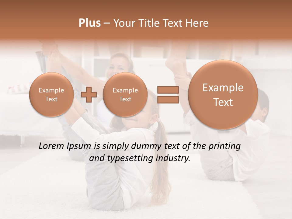 Mother Beautiful Gym PowerPoint Template