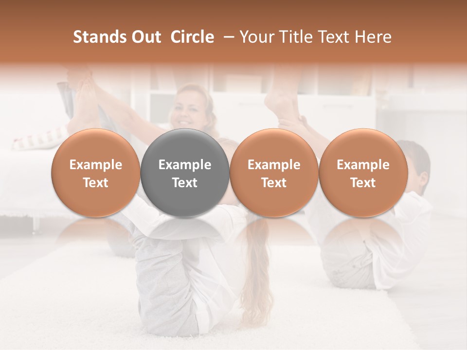 Mother Beautiful Gym PowerPoint Template