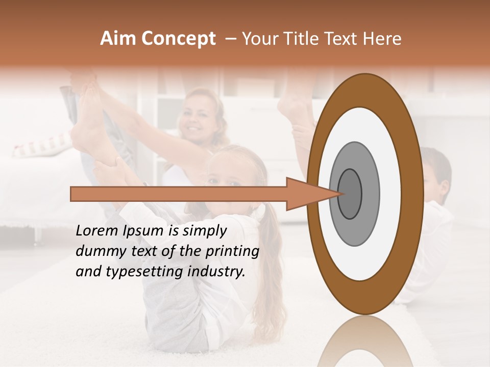 Mother Beautiful Gym PowerPoint Template