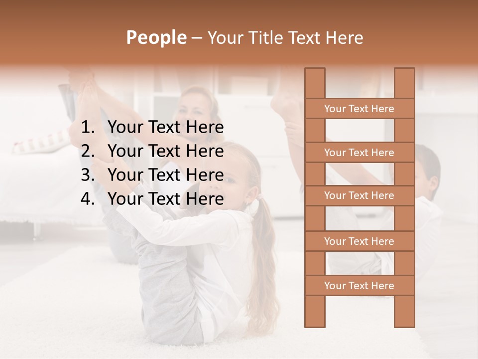 Mother Beautiful Gym PowerPoint Template