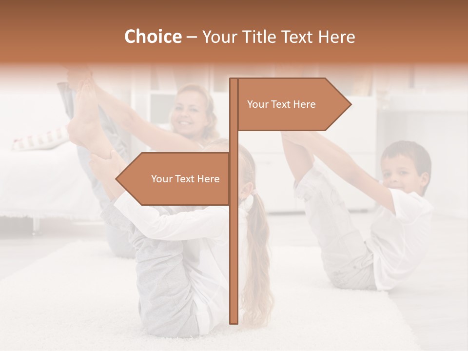 Mother Beautiful Gym PowerPoint Template