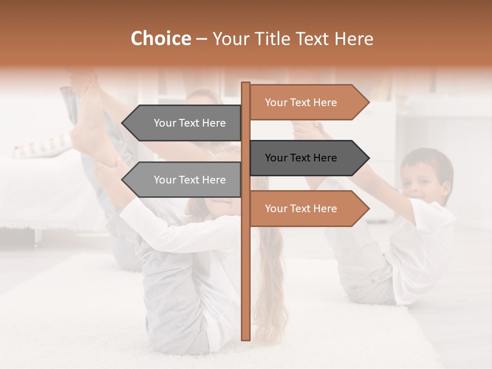 Mother Beautiful Gym PowerPoint Template