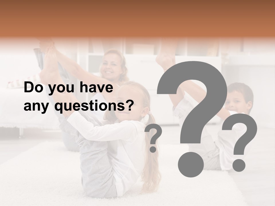 Mother Beautiful Gym PowerPoint Template