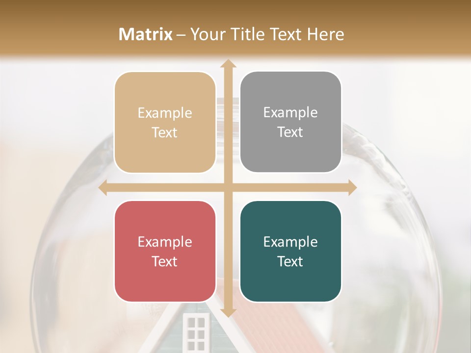 House Glass Symbolic PowerPoint Template