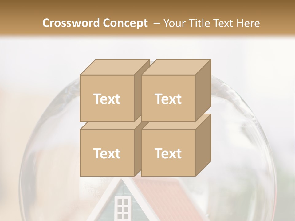 House Glass Symbolic PowerPoint Template