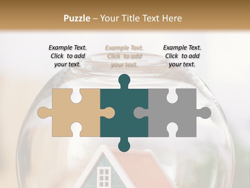 House Glass Symbolic PowerPoint Template