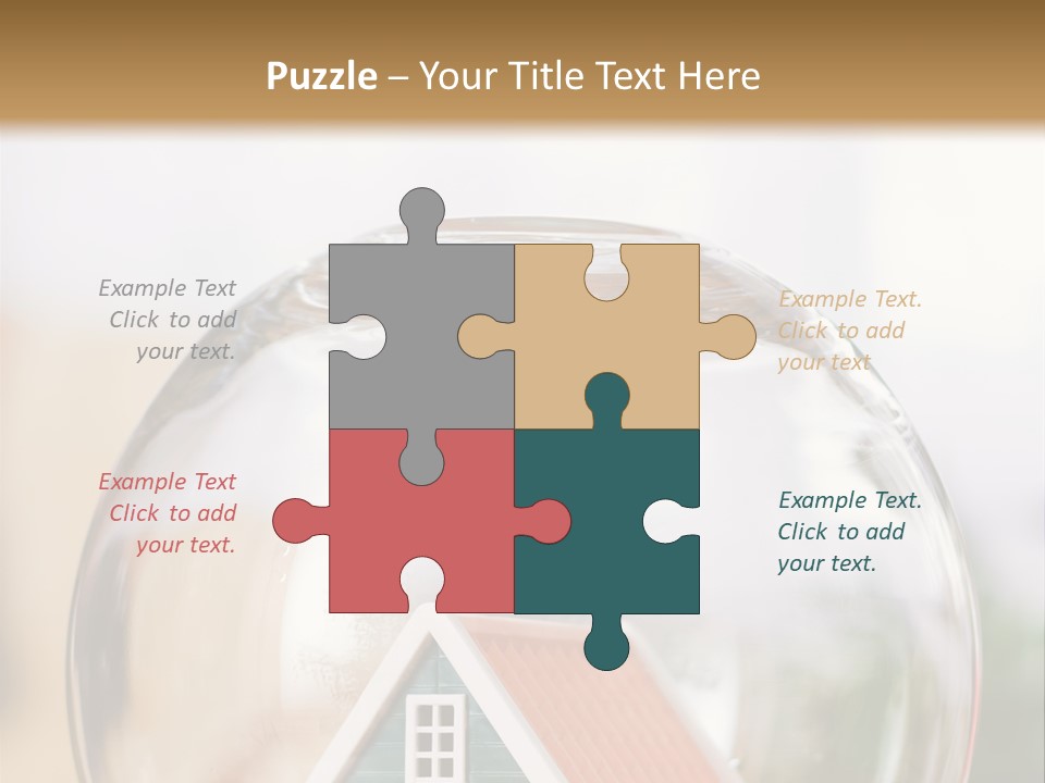 House Glass Symbolic PowerPoint Template