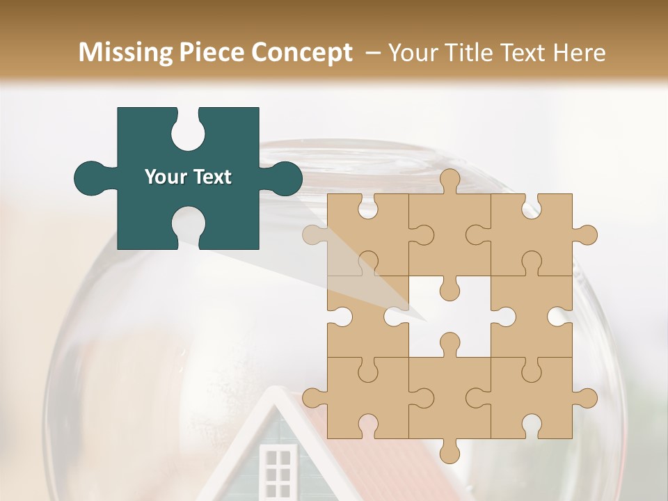 House Glass Symbolic PowerPoint Template