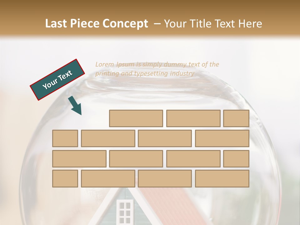 House Glass Symbolic PowerPoint Template