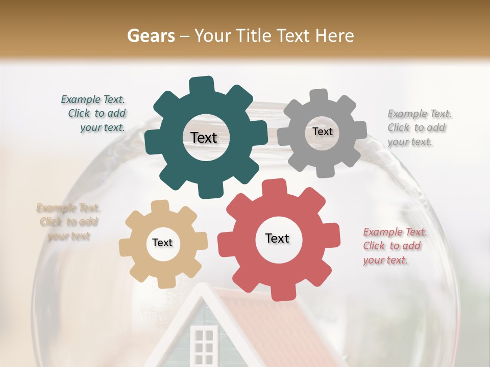 House Glass Symbolic PowerPoint Template