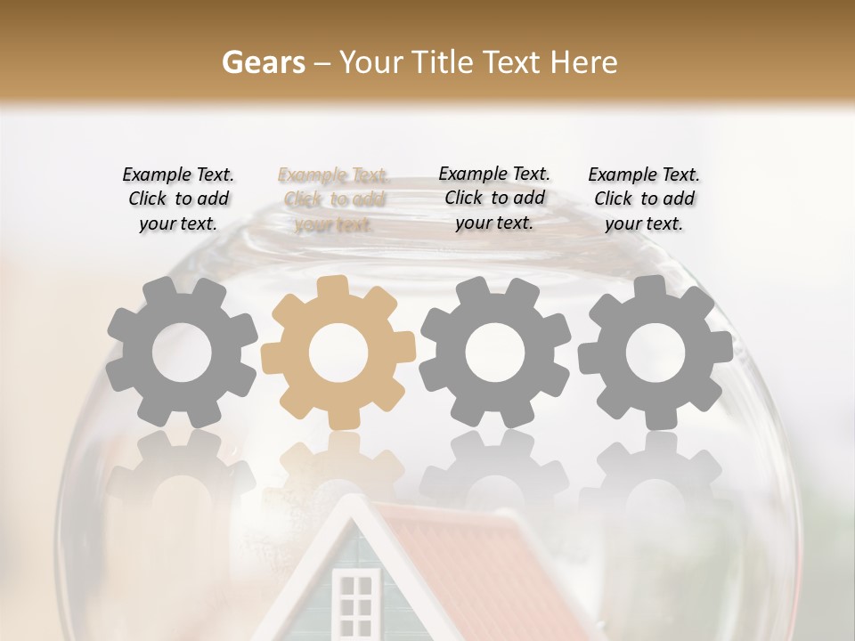 House Glass Symbolic PowerPoint Template