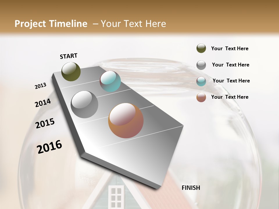 House Glass Symbolic PowerPoint Template